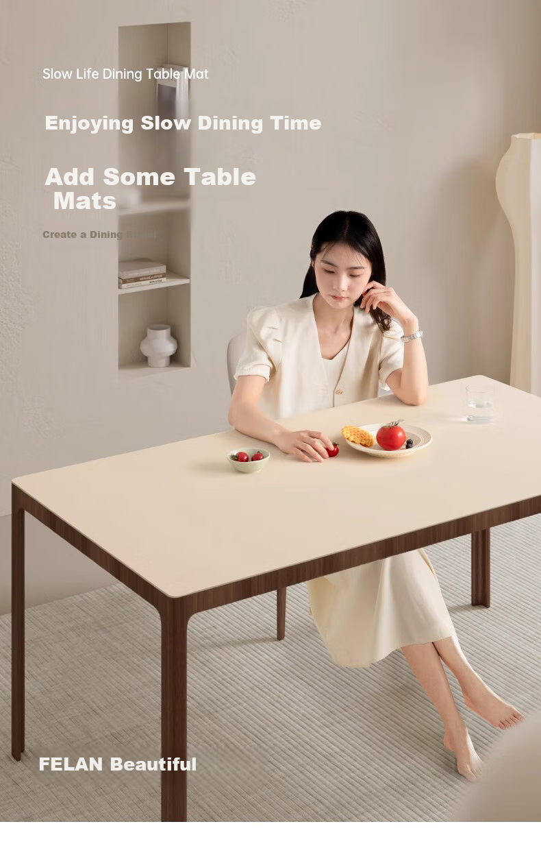Fengliang Table Mat, Placemat, Waterproof, Oil-Resistant, Heat-Resistant Pad, Table Cover, Coffee Table Mat, Cup Coaster, Silicone Pad 1
