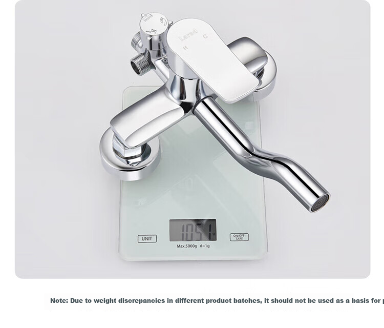 Larsd Shower Set with Bathroom Copper Faucet Shower Head, High-Pressure Shower Sprayer Handheld Shower Head Complete Set N026 10
