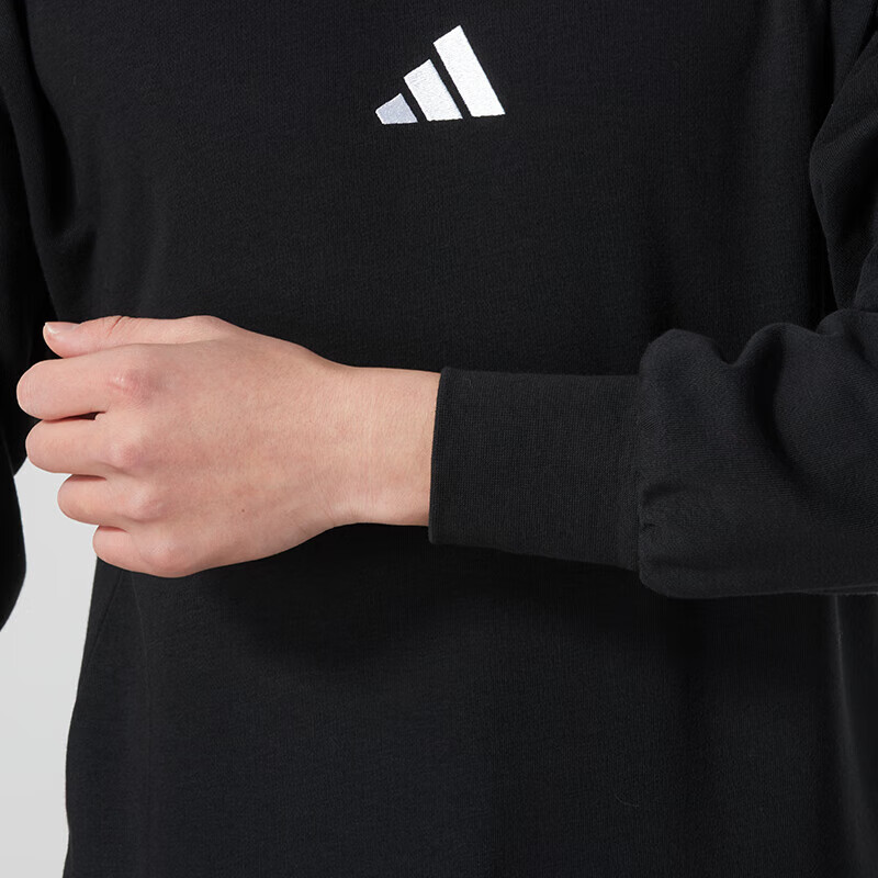 Adidas Spring Fashion Sportswear, Comfortable Breathable Casual Top, Round Neck Pullover, JE3837, Size S 6