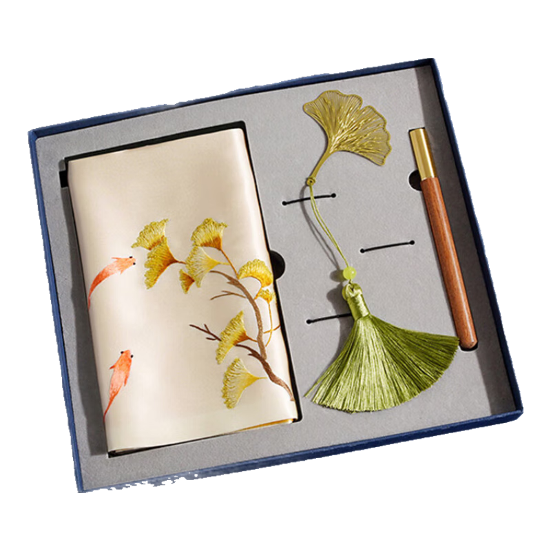 Hangsifu Suzhou Silk Scarf, Bookmark Pen Set, Mulberry Silk Shawl, Outer Wrap, Autumn And Winter Season, Mother's Birthday Gift