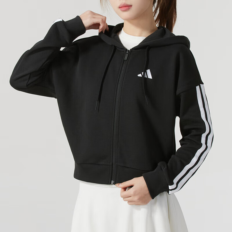 Adidas Women's Spring Sportswear, Running Fitness Training Fashion Trendy Casual Jacket, JE0052, XL Size 1