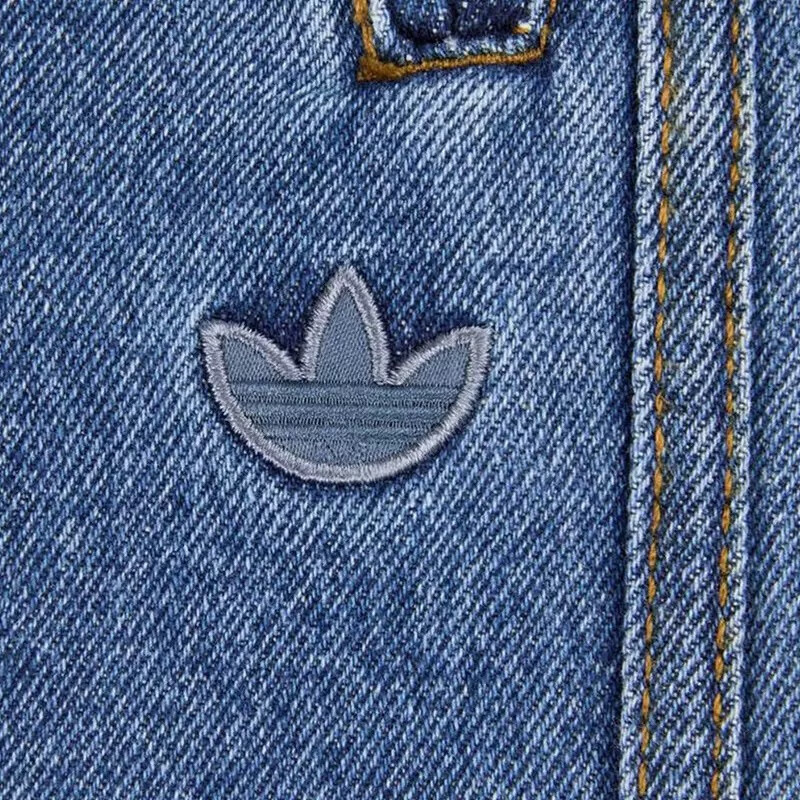 Adidas Originals Simple Casual Straight-Leg Jeans Women IW5758 27 3