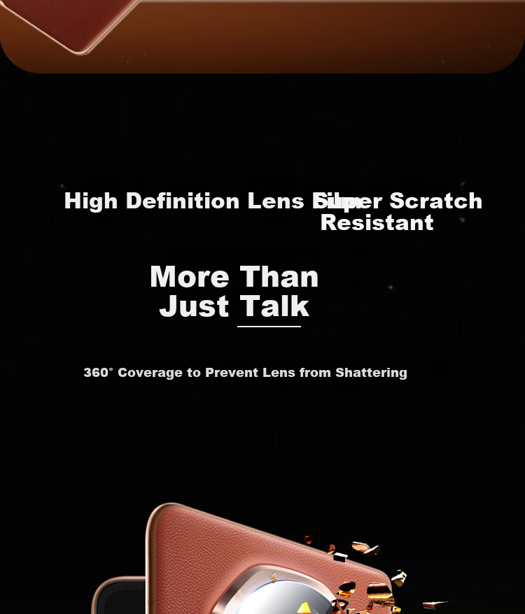 ESCASE [Two-Pack] Camera Lens Protector Tempered Glass Film Full Coverage for Honor Magicv3, Anti-Drop Anti-Fingerprint Glass Protective Film for Rear Camera 3