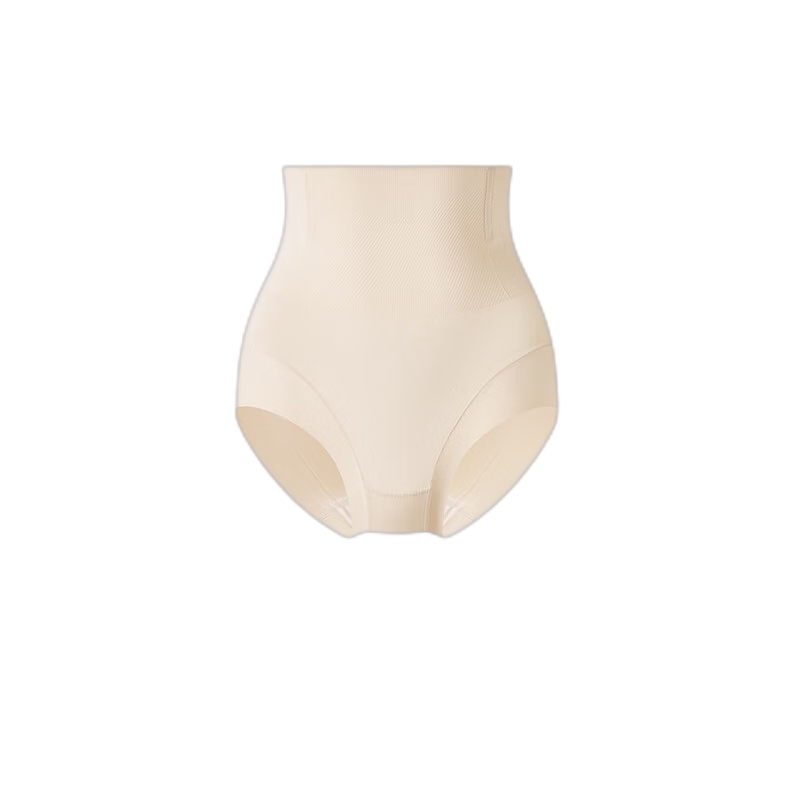 Curvilism High-Waist Tummy Control Shaping Triangle Hip-Lifting Waist Cincher Safety Shorts for Women, Nude, Size S