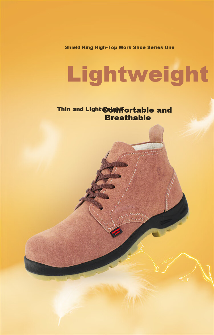 DUNWANG Electric Welding Anti-Smash and Anti-Puncture 6kV Labor Protection Shoes Multi-Functional Construction Electrician Safety Shoes T9787-92 Size 40 1