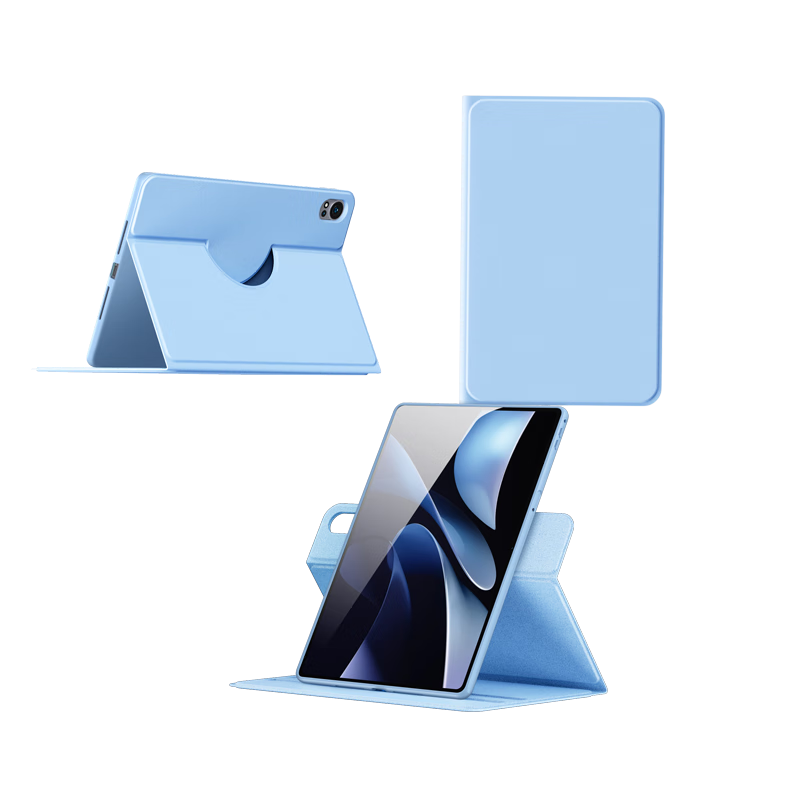 Shanmo Compatible with Huawei MatePad Pro 12.2 Protective Case for 2025/2024 Models, Rotatable Full Coverage Case for 12.2-Inch MatePad Pro, Black Soft Light Version Universal Fit