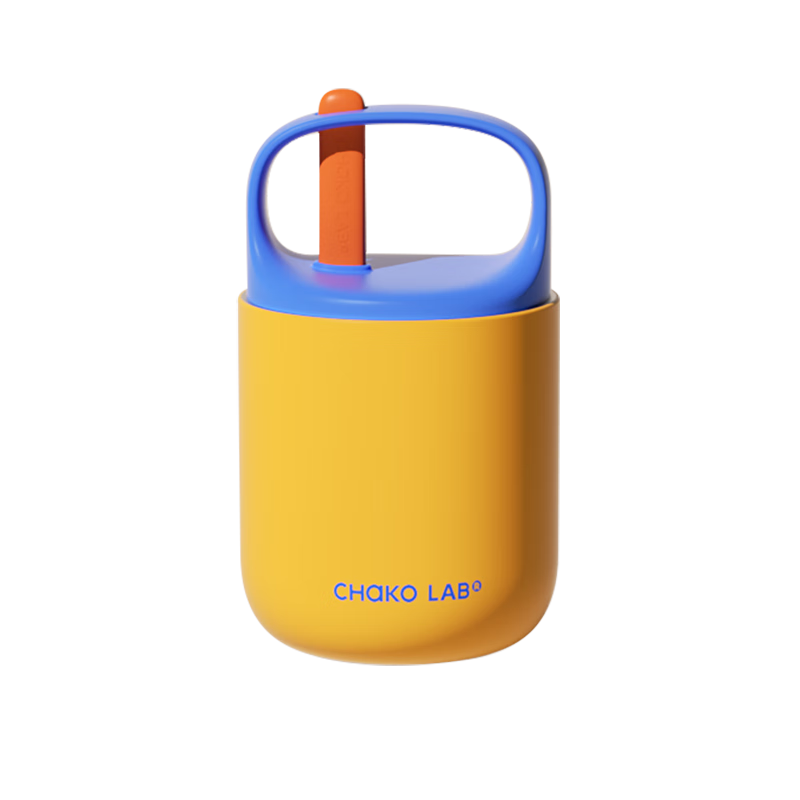 Chakolab Student Children's Breakfast Cup, Insulated Mug, Portable, Takeaway, Stylish, with Lid And Spoon, Yogurt Oatmeal Cup