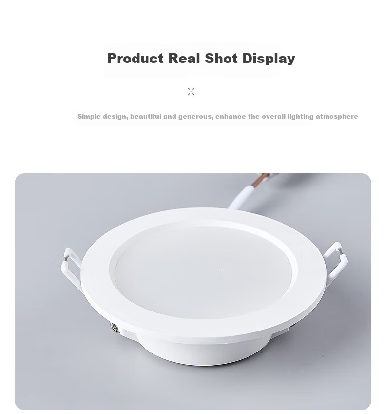 Foshanzhaoming (FSL) LED Downlight, 2.5 Inch, 4W, Cool White 6000K, Full Plastic PP Flame-Retardant Integrated Downlight 11