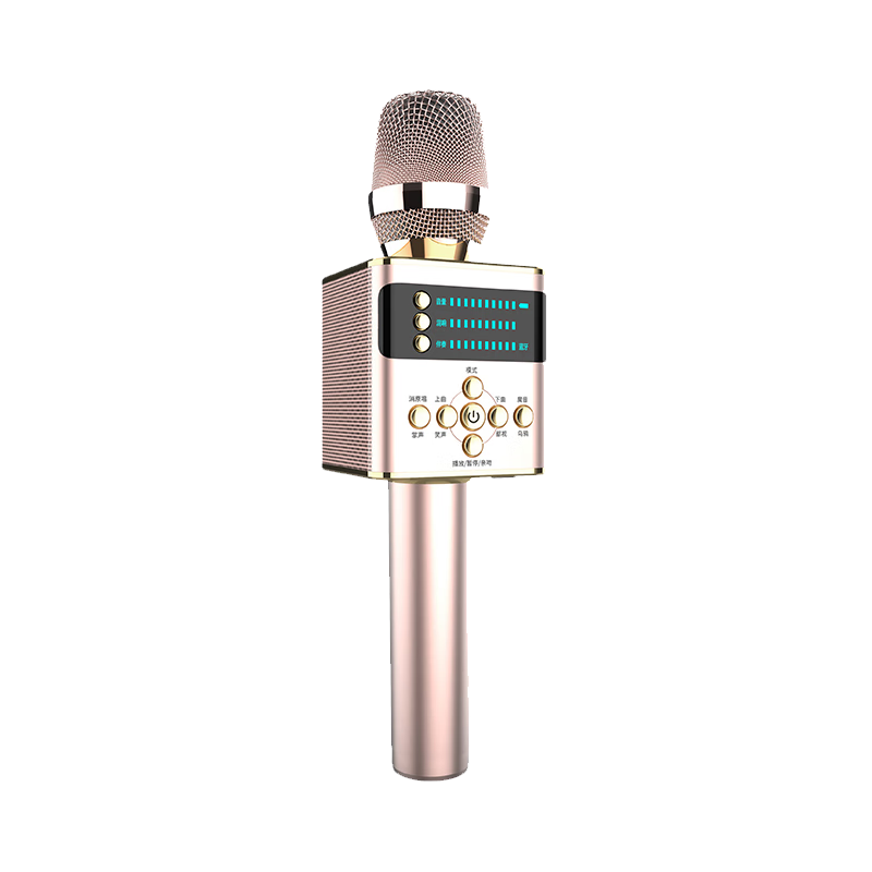 SANSUI F2 Karaoke Microphone Speaker All-In with Built-In Sound Card, Wireless Microphone, Xiaomifeng Amplifier, Recording Live Streaming TV Mobile Bluetooth Karaoke Device