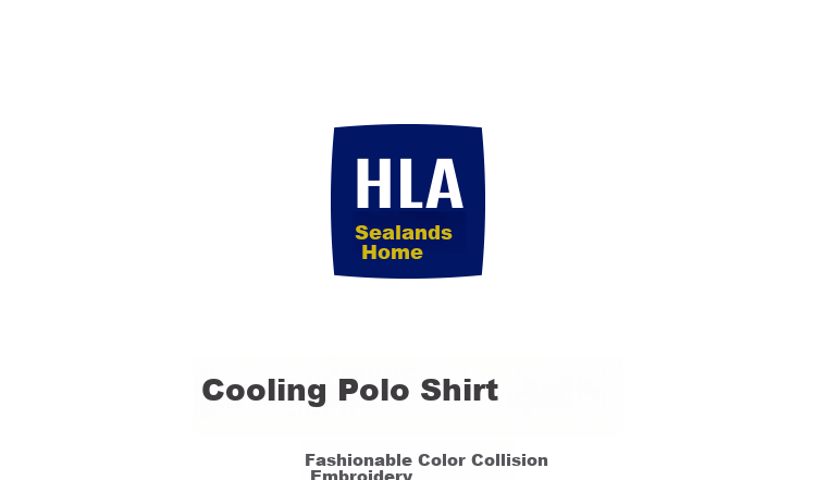 HLA POLO Shirt for Men, Snake Year Celebration Series, Cool-Feeling Large Size, Turn-Down Collar Short Sleeve, Summer Wear 1