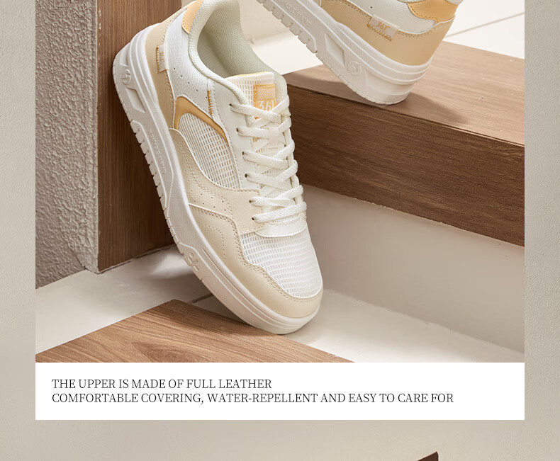 361° Women's Sports Shoes Soda 3 Spring Summer Breathable Retro Thick Sole Casual Sneakers 682616619-4 12