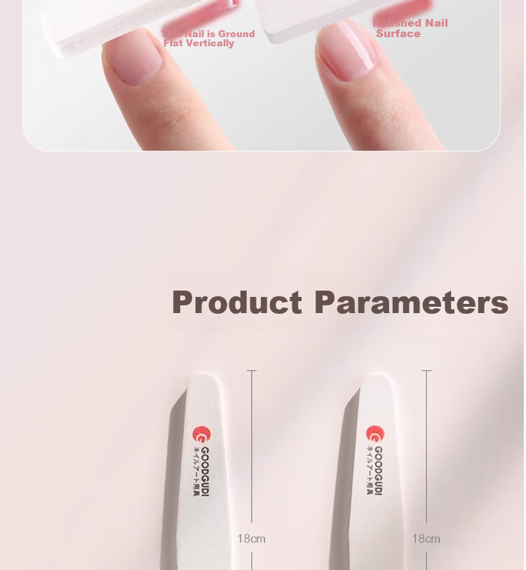 Goood 3 Double-Sided Nail File Sanding Strips for Manicure, Professional Nail Salon Polishing And Filing Tool Set 25