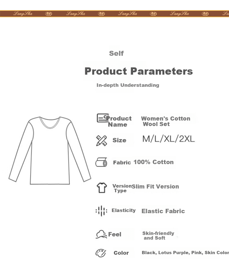 LangSha Pure Cotton Autumn Women's Undershirt, 5A Antibacterial And Anti-Mite Round Neck Base Layer, Spring And Autumn Cotton Sweater, Warm Single Top 10