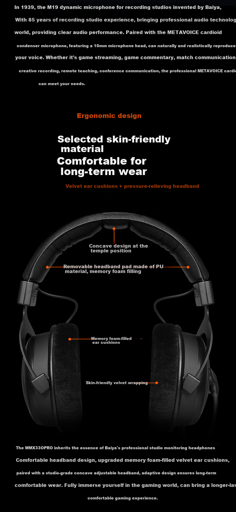 Beyerdynamic MMX 330 PRO Over-Ear Wired High-End Gaming Headset with Mic, Triangular FPS Game-Specific Sound Positioning, 48 Ohm [Gift Recommendation] 4