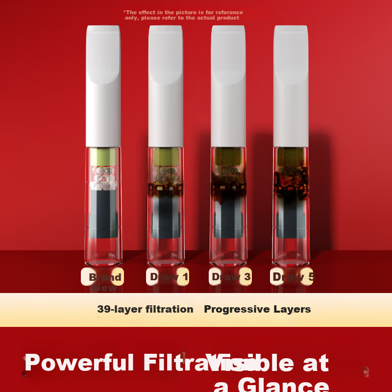 JOYO Disposable Cigarette Filter Tips 39 Heavy Filters Coarse Medium Fine Triple Use Holiday Gift 100 Pieces