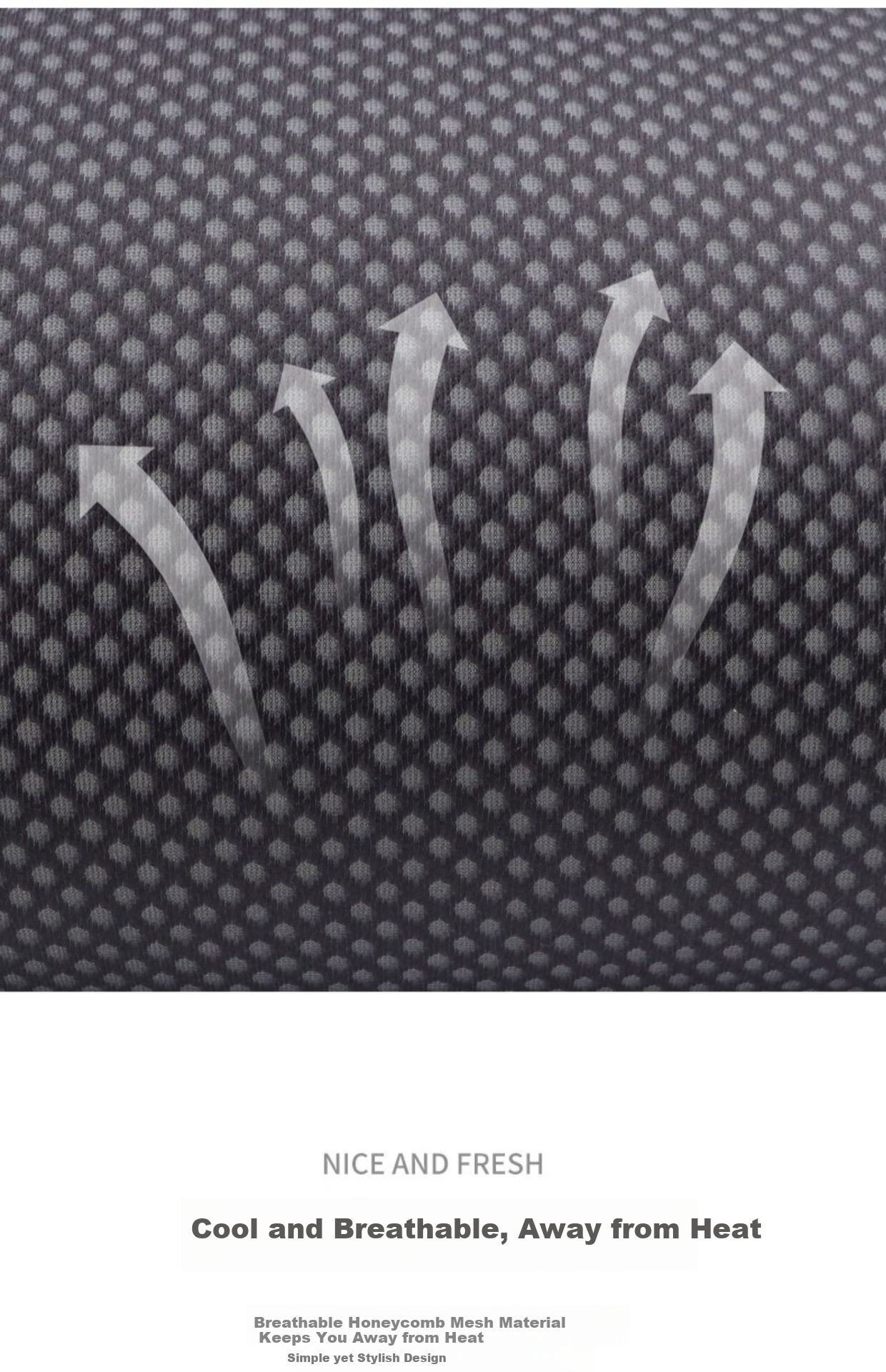 Fanyejia Car Backrest Cushion, All-Season Breathable Seat Pad, Long-Sitting Chair Cushion, Car Accessories, Dirt-Proof Chair Backrest Pad 4