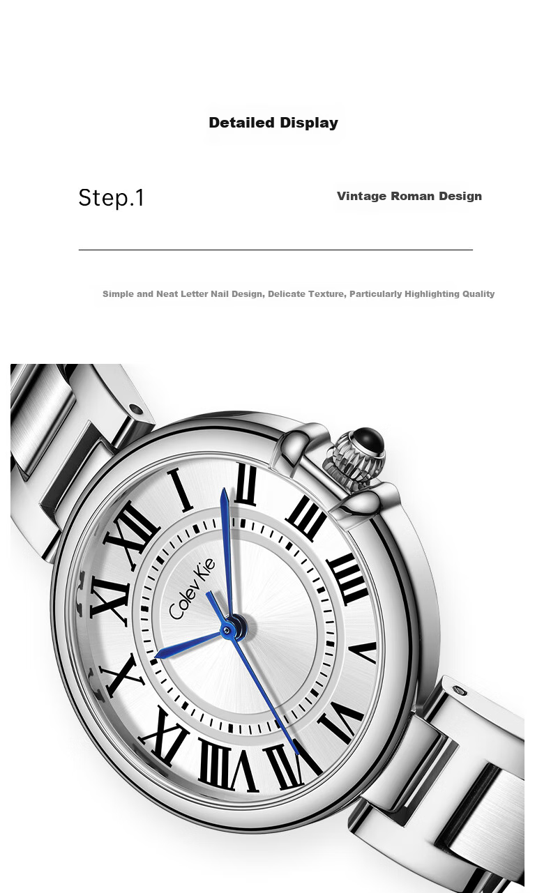 Colevkie Women's Watch, New 2026 Model for Ladies, Top Ten Luxury Niche High-End Brand Watch, Birthday Gift for Wome 8