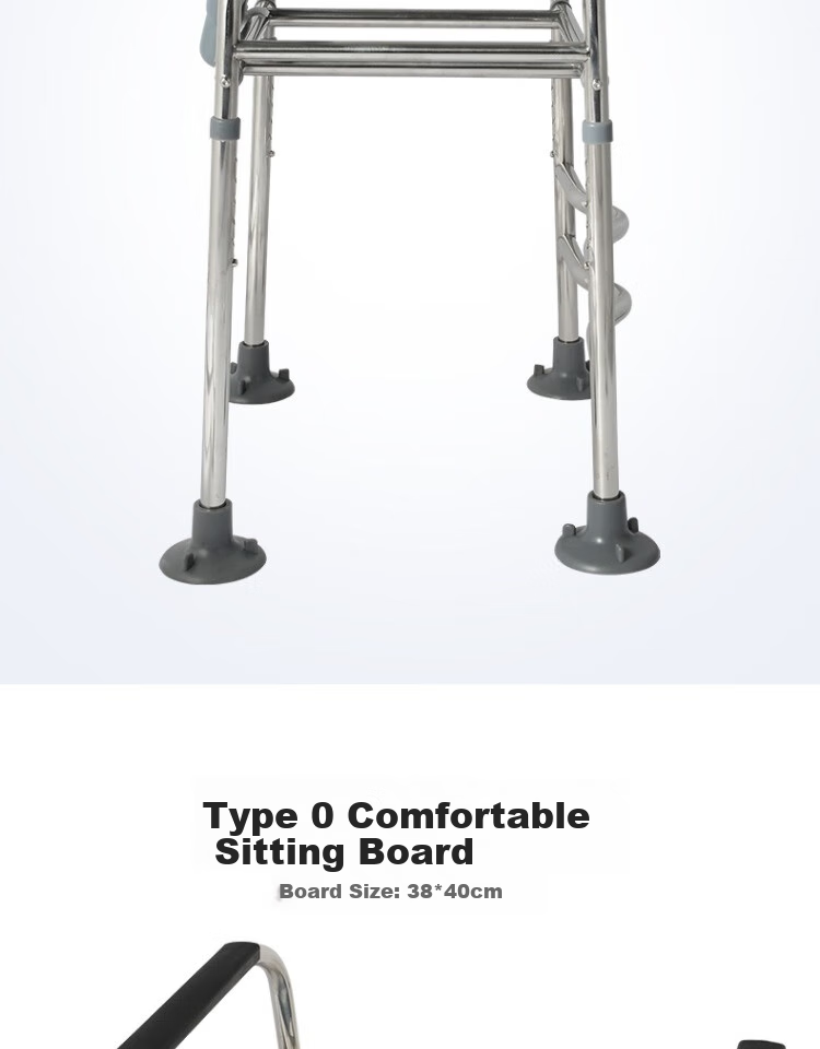Yagao Toilet Height-Increasing Chair, Adjustable Height with Armrests for Elderly, Bathroom Stool, Simple Design, Commode Chair for Hip Replacement Surgery Recovery 8