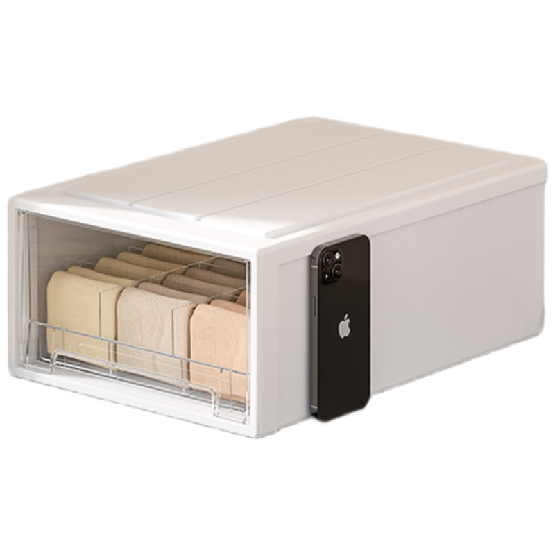JiaDu Underwear Storage Box Drawer Style Wardrobe Layered Organizer Three-in-One for Underwear Socks and Intimate Clothing