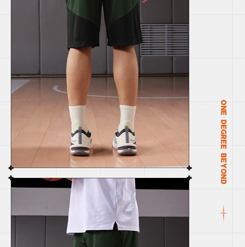 361° Men's Pants, Spring And Summer Loose-Fit Color Block Knitted Shorts, Casual Outdoor Basketball Sports Pants, 652521706-3 17
