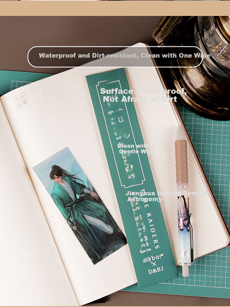 Kinbor Drunken Lake and Mountains A4 Bookmark Writing Pad Ghost Blower Co-branded Writing Pad Journal Art Pad Collage Painting Student Writing DT57529 5