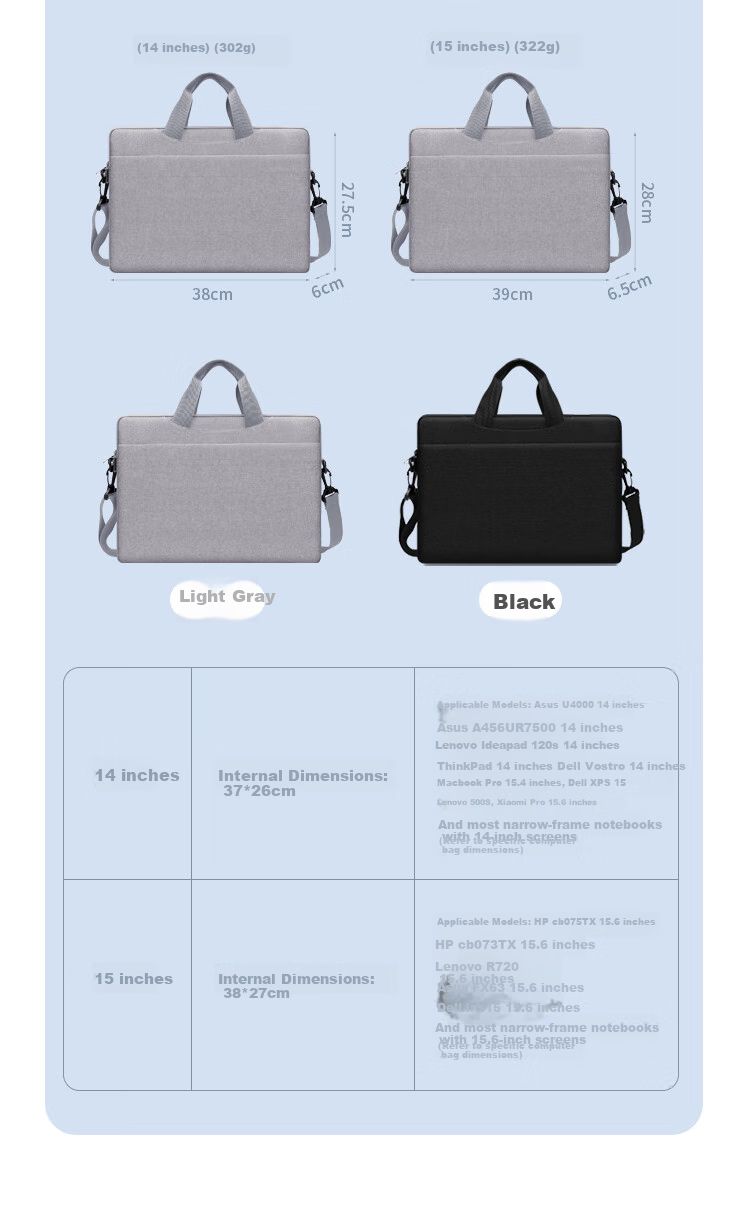 BUBM Laptop Bag for Men, Handheld Briefcase Suitable for 14-Inch Apple And Huawei Laptops, Business Travel Inner Sleeve, Upgraded Thickened, Gray, 13-14 Inches 7