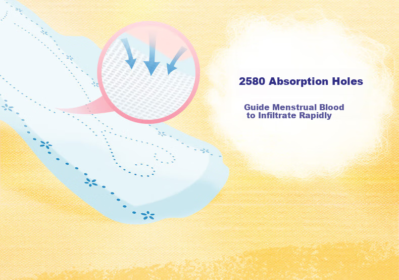 Elis King Comfort Instant Absorbent Sanitary Napkins, 250mm*47 Pieces, Day And Night Combination, Ultra-Thin Instant Absorption Menstrual Pads, Sold by JD 4