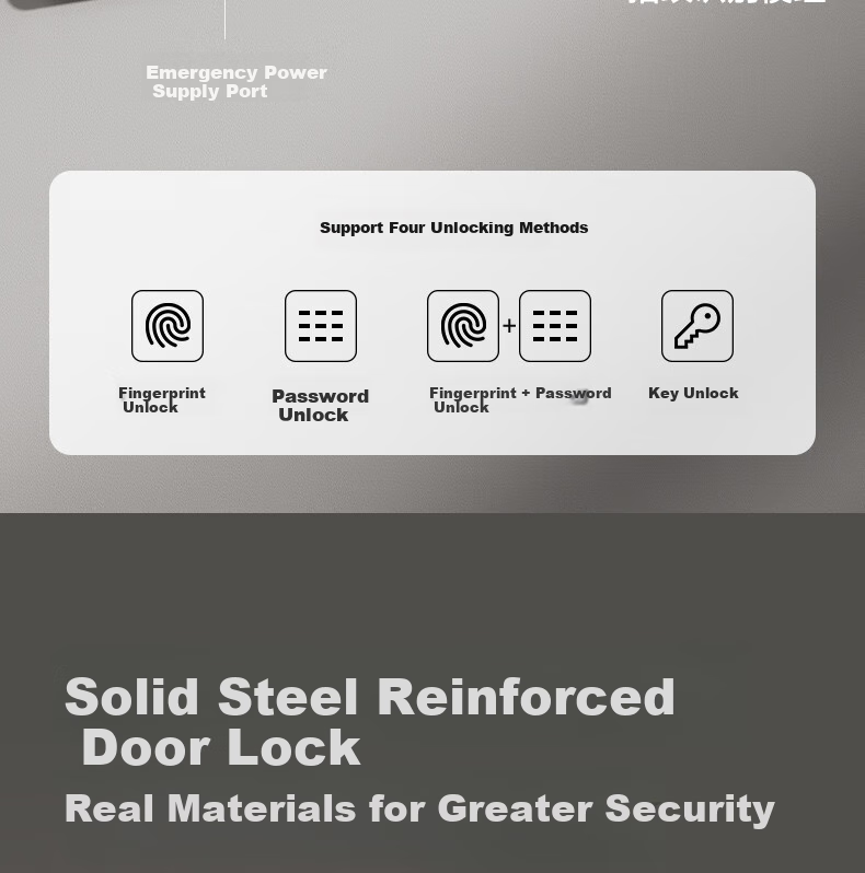 Deli Safe, 2026 Best-Selling Home Security Box, Yao Zhen 45cm Fingerprint Unlock, All-Steel Home Anti-Theft Portable Small Safe Can Be Used As Bedside Table, AE620 Black 7