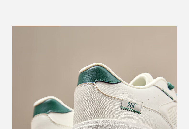 361° Men's Sports Shoes Soda Autumn Mesh Breathable Lightweight White Sneakers 672516626-4 12
