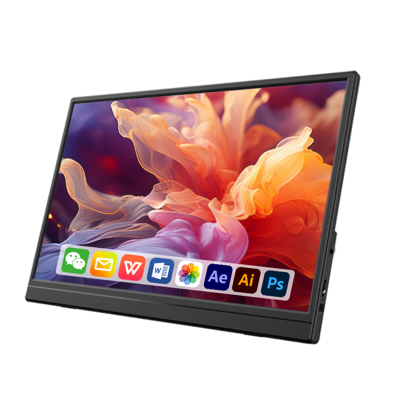 Aiguozhe Aigo 15.6-Inch Portable Touchscreen Display Extension Screen for Computer, Smartphone, Laptop, PS4/5 Secondary Screen with Type-C Cable