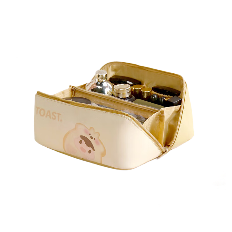 Fanyejia Shell Makeup Bag, Large Capacity Handheld Travel Portable Multifunctional Toiletry Bag, Cosmetics And Skincare Storage Pouch