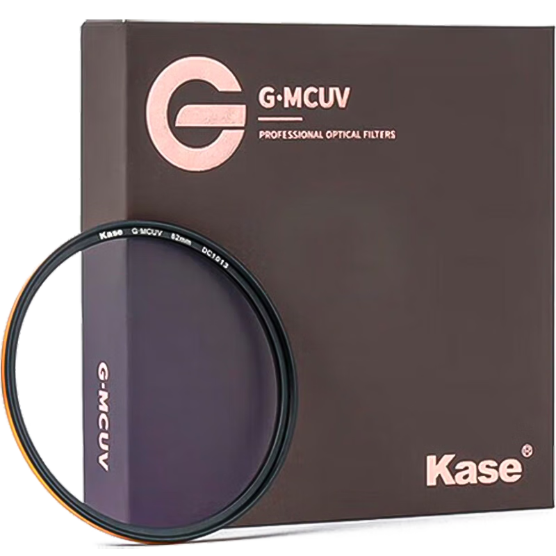 Kase UV Filter 77mm Gold Ring MCUV High-End Double-Sided Multi-Coated HD High Transmittance UV Protective Lens Filter