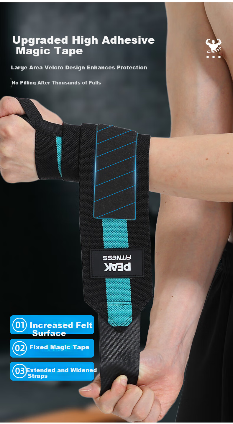 Pike Wrist Support Fitness Bench Press Push-Up Exercise Compression Wristband for Men, Pull-Up Tendonitis Wrist Sprain Protective Gear 6