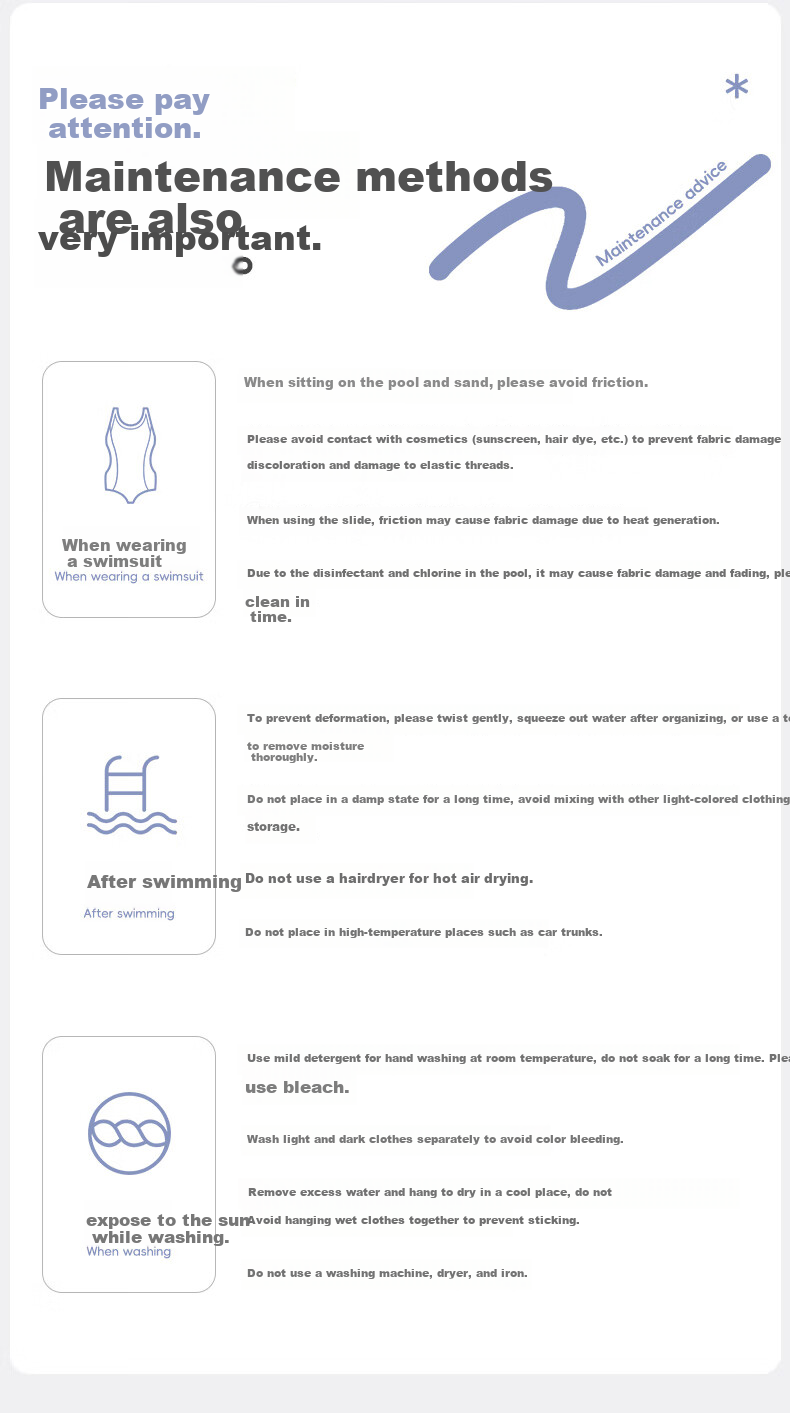 Li-Ning Children's Swimsuit, One-Piece Dress Style for Girls, Youth Swimwear, Student Girls' Swimwear, 0321 Gray-Blue, Size 150 10