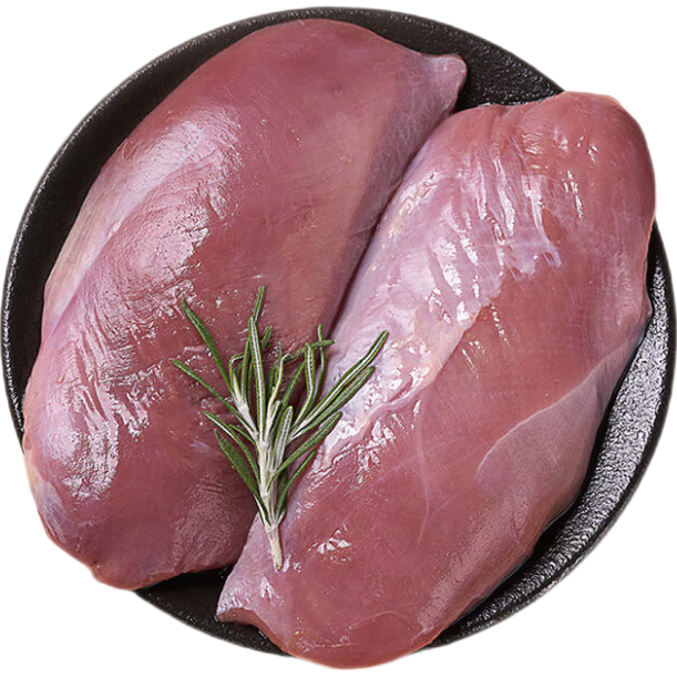 1号会员店（One's Member） 单冻去皮鸭胸 净重2斤 鸭胸肉鸭脯肉健身西餐烧烤食材