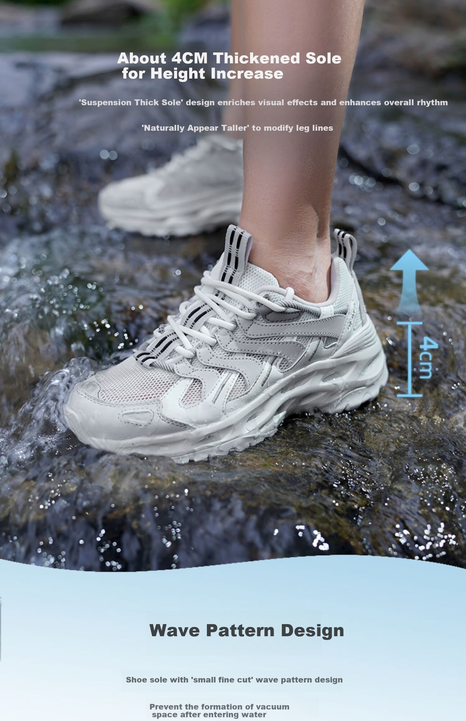 TOREAD Men's Water Shoes, Non-Slip Breathable Hiking Water Shoes, Outdoor Mountaineering Wear-Resistant Casual Sports Shoes TFEEBM81775 6