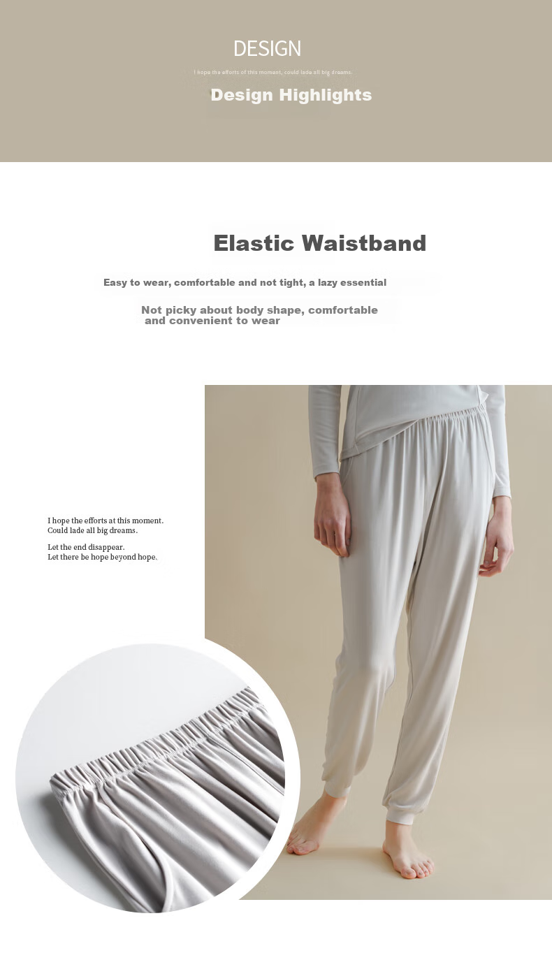 SipianSIPIAN Modal Sleep Pants, Women's Thin Loose-Fitting Long Pants, Pajamas, Casual Loungewear, Trousers for Women, Suitable for Outdoor Wear in Spring And Autumn Seasons 8