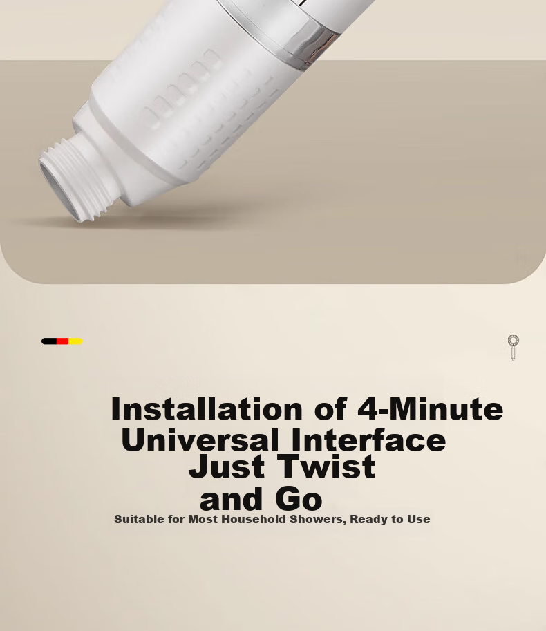 HOMK [Germany] Shower Head LP Series, High-Pressure Filtered Shower, Bathroom Bathing High-Pressure Single-Head Sprayer, LP79 21
