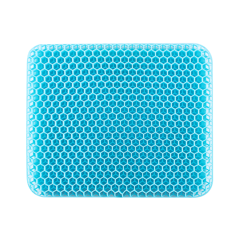 YOTOK Honeycomb Gel Seat Cushion Office Breathable Cooling Pad for Long Sitting Pain Relief Summer Use (Japan Genuine)