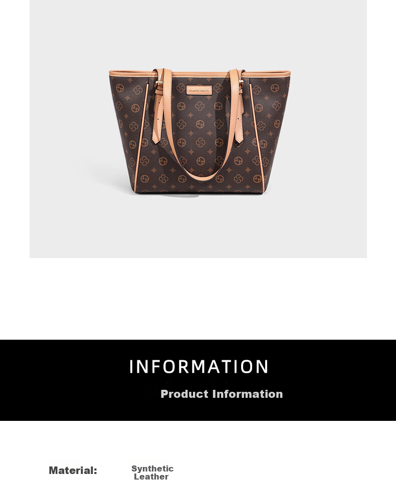 Aiqinghai Handbag, Women's Tote Bag, Large Capacity Shoulder Bag, Commuter Bag, Practical Birthday And Mother's Day Gift for Mom 2
