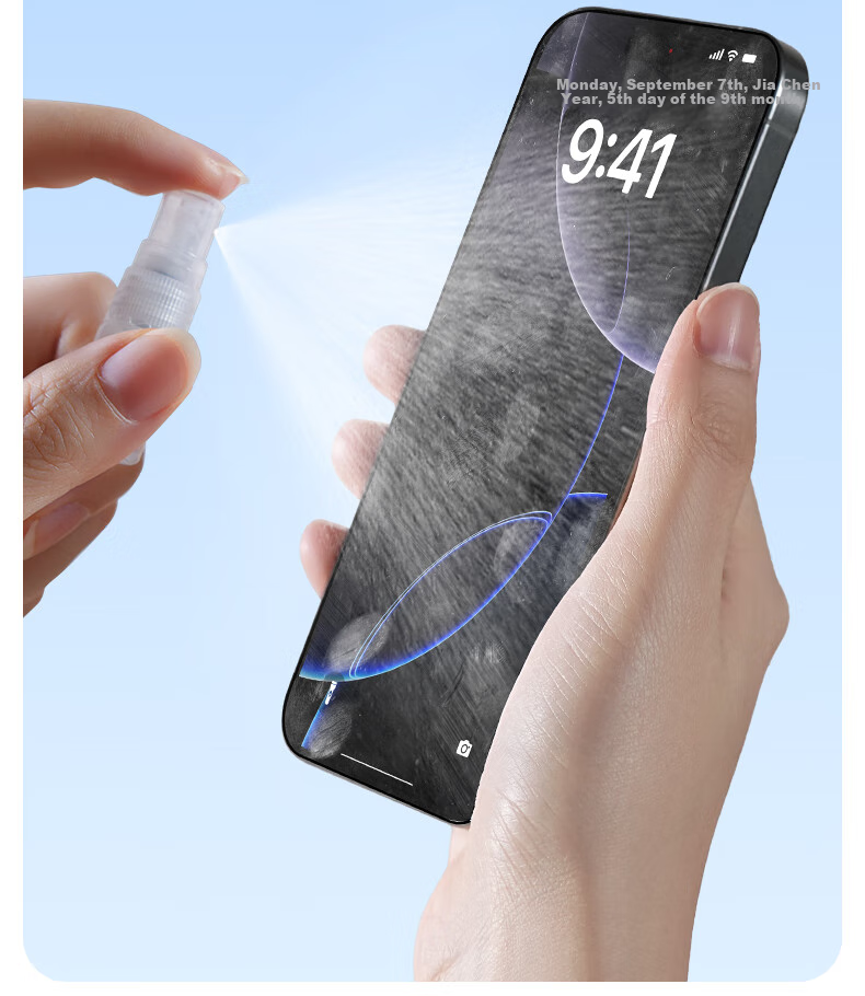 VENIDER Screen Cleaner Polishing Cloth Set OLED Screen Cleaner 30ml Streak-Free Quick-Dry for Mobile Phones, Computers, Tablets, Monitors, Laptops, LCD TVs, Camera Lenses 18