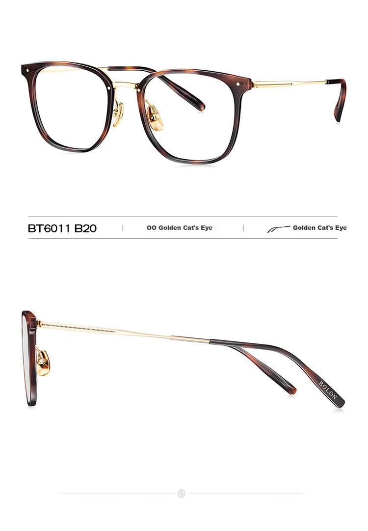BOLON Glasses, Yang Zi's Style, Lightweight Titanium Frame, Myopia Optical Glasses for Men And Women, Gift, BT6011B90 13