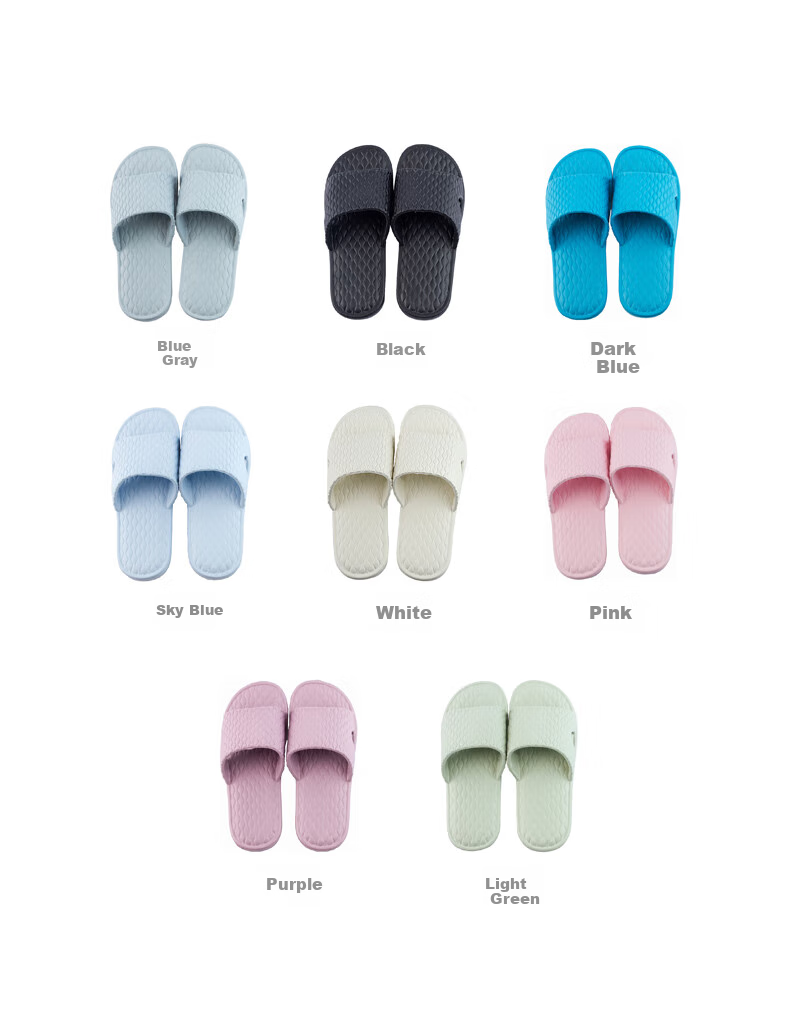 GUOLUOFEI Slippers for Men, Indoor Non-Slip Shower Bathroom Floor Flat Sole Couple Slippers for Women, Pink, Size 36-37 3