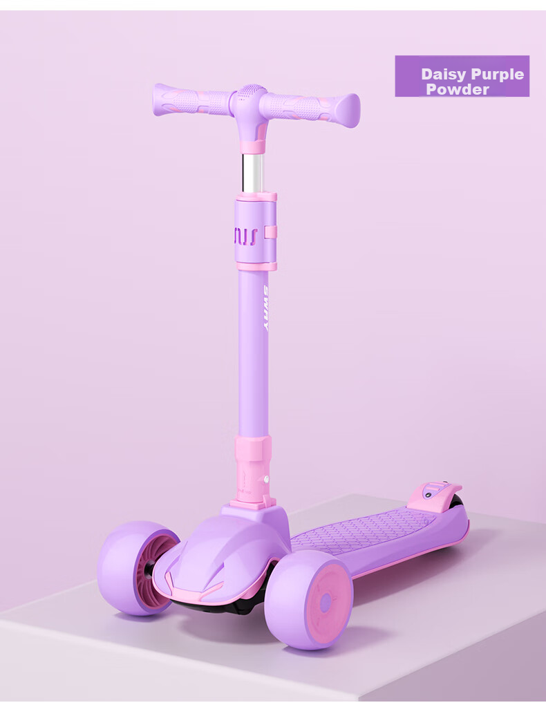 SWAY Scooter for Children 2-15 Years Old, Toddler Scooter, Big Kids' Scooter for Boys And Girls, with Flashing Wheels, Foldable Children's Kick Scooter 20