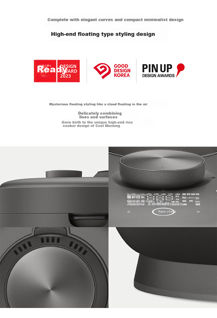 CUCHEN Rice Cooker, Imported from South Korea, 3L Capacity for 3-4 People, Non-Stick Pot, IH Triple Pressure, 2.1x High-Pressure Cooking in 11 Minutes, Fast Cooking, SPE0671 4
