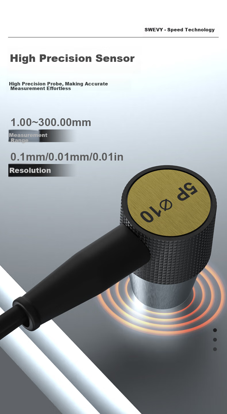 Suwei Ultrasonic Thickness Gauge High Precision Steel Plate Metal Thickness Meter Wall Thickness Measurement SW756 5