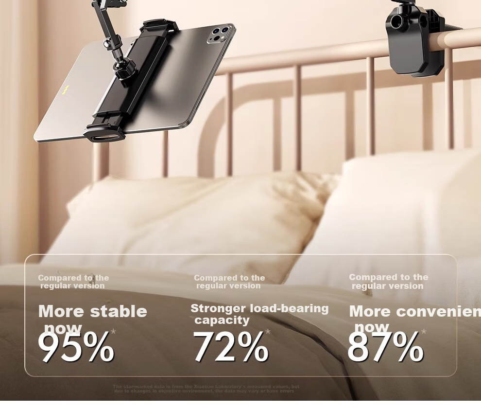 Xiaotian (JOPREE) Tablet Stand, Bedside Lazy Video Binge-Watching Phone Holder, IPad Online Class Desktop Armrest Overhead Shooting Support Stand, Compatible with 13-Inch Devices 6