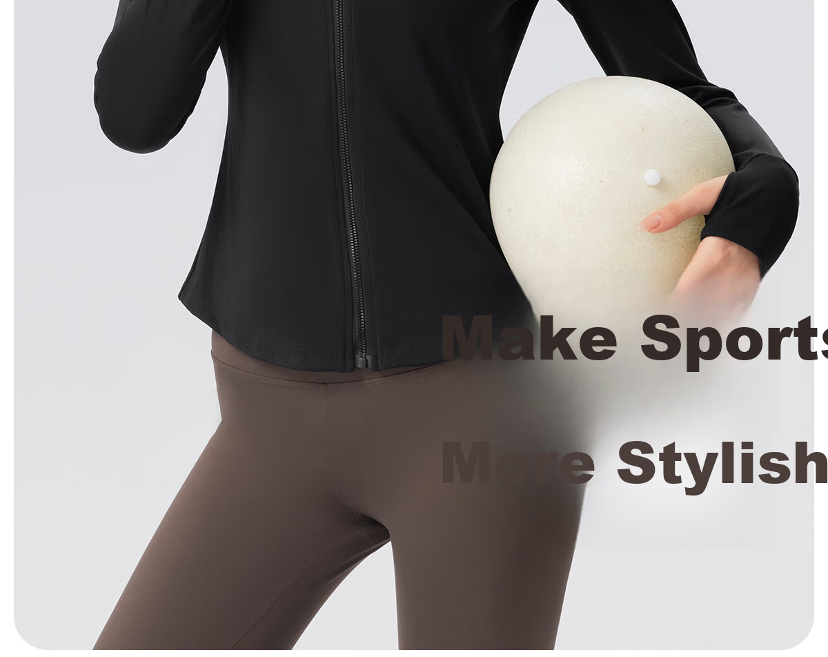361° Women's Sports Jacket for Spring And Autumn, Running Fitness Wear with High-End Yoga Outfit, Long-Sleeve Athletic Top Coat 1