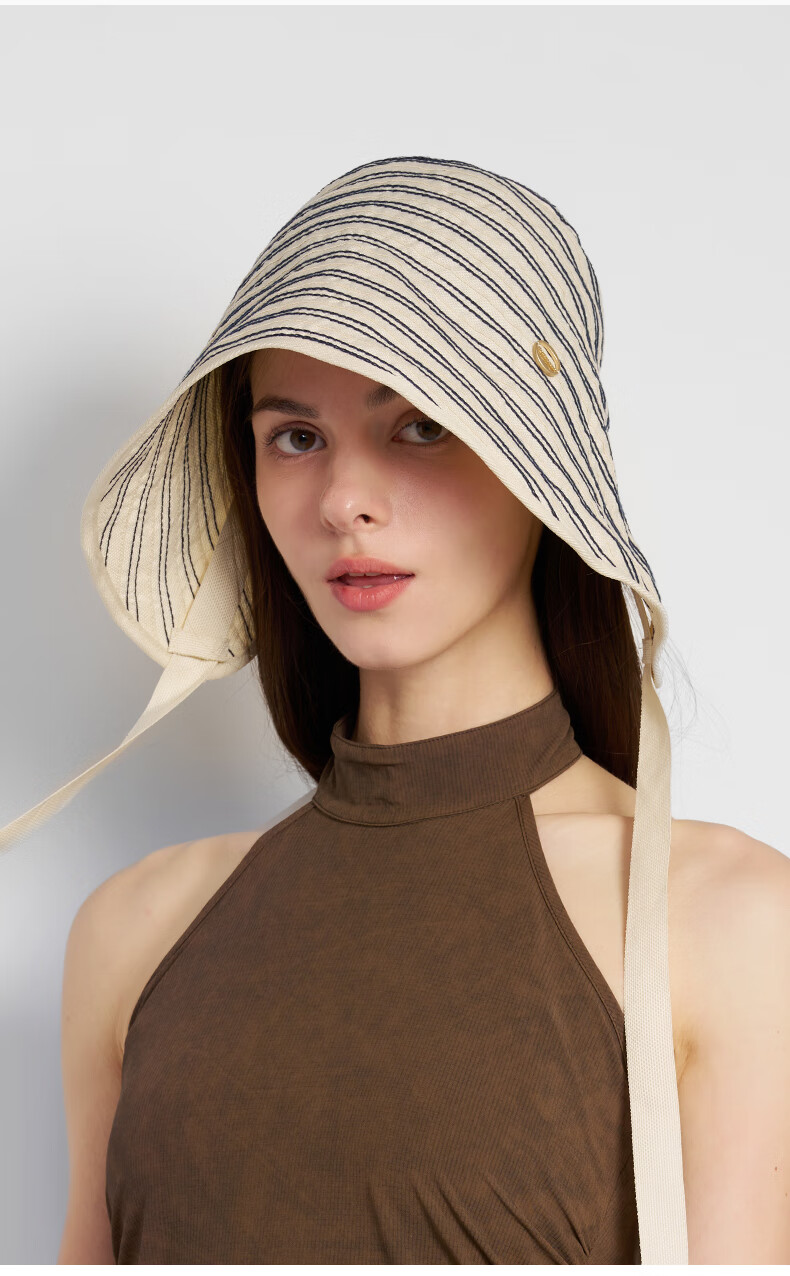 Kenmont Wide Brim Sun Protection Hat for Women, Summer Celebrity Style Sun Visor, UV-Resistant Lightweight Face-Slimming Sunhat 6214 3