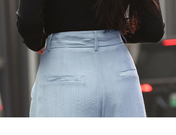 Dme [Lazily Casual Pants] Autumn Style, Relaxed Fit, Textured Design, Versatile Casual Pants for Wome 15